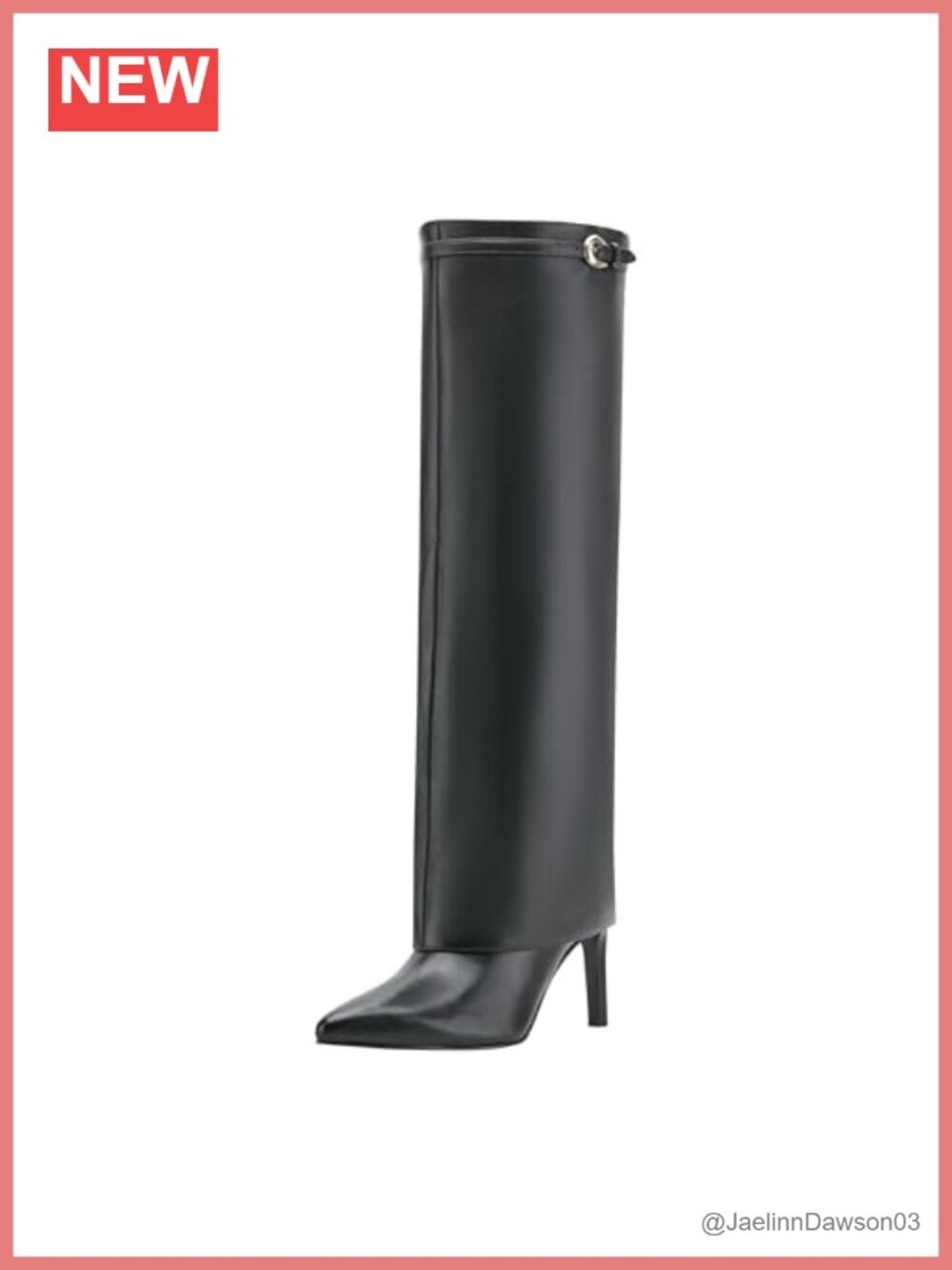 Marc Fisher LTD Naples Leather Stiletto Heel Knee-High Boots